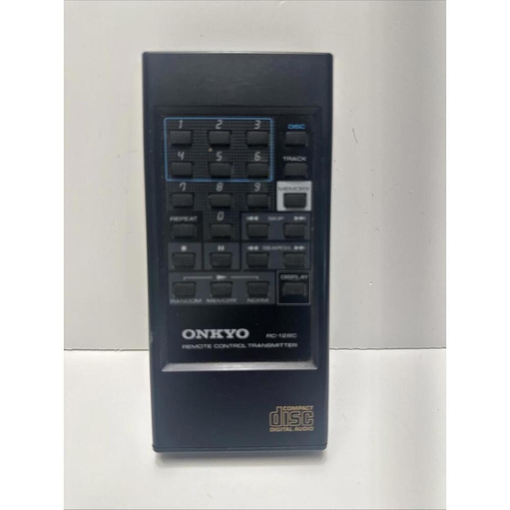 Onkyo RC-128C CD Player Remote Control OEM Genuine, Tested Working